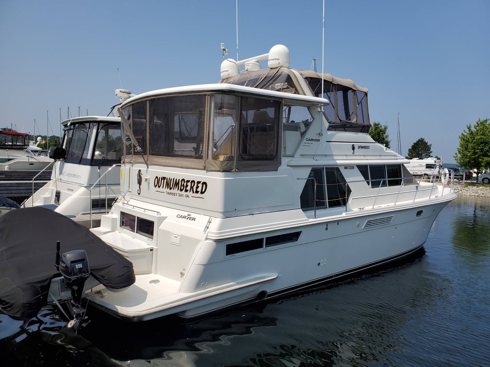 1997 Carver 445 Aft Cabin Motor Yacht Crate's Lake Country Boats New, Used and Brokerage